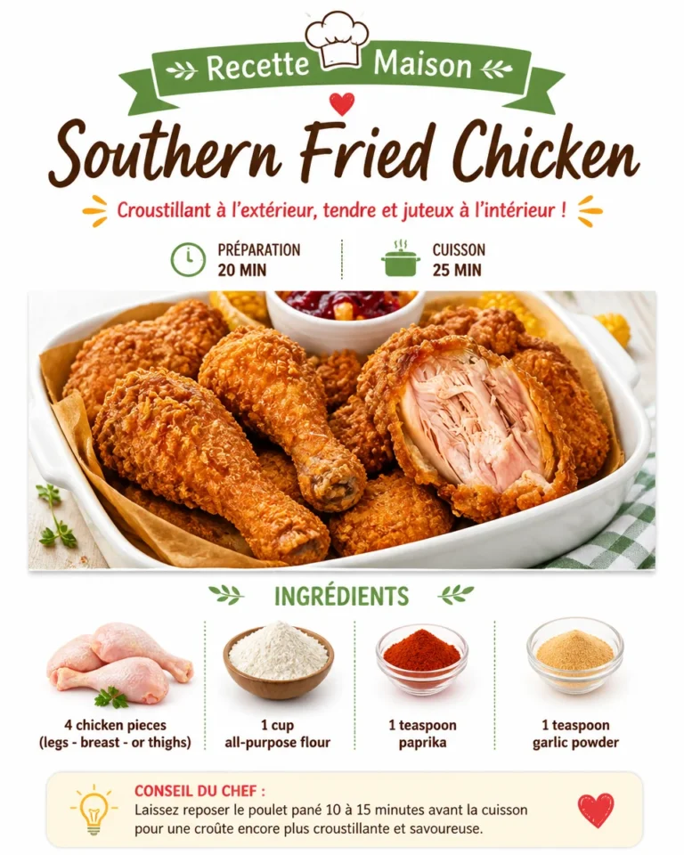 Crispy Southern-style fried chicken served with sides